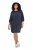 Ulla Popken 853946 Robe à manches 3/4 Vert olive - Robes - Des robes dans toutes les tailles