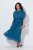 Ulla Popken 854031 Robe longue sans manches Pétrole - Robes maxi - Robes longues pour femmes rondes