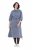 Ulla Popken 854413 Robe mi-longue à cordon Gris - Robes midi - Robes mi-longues pour femmes rondes