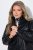 Ulla Popken 854795 Veste motard en similicuir Noir - Vestes - Vestes grande taille pour femme