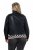 Ulla Popken 854795 Veste motard en similicuir Noir - Vestes - Vestes grande taille pour femme