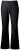Ulla Popken 854910 Pantalon stretch chaud à taille élastique Noir - Pantalons en tissu - Pantalons larges femme grande taille