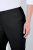 Ulla Popken 854910 Pantalon stretch chaud à taille élastique Noir - Pantalons en tissu - Pantalons larges femme grande taille