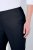 Ulla Popken 854910 Pantalon stretch chaud à taille élastique Bleu marine - Pantalons en tissu - Pantalons larges femme grande taille