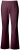 Ulla Popken 854910 Pantalon stretch chaud à taille élastique Aubergine - Pantalons en tissu - Pantalons larges femme grande taille