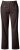 Ulla Popken 854987 Pantalon stretch chaud à ceinture confort Brun acajou - Pantalons en tissu - Pantalons larges femme grande taille