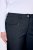 Ulla Popken 854987 Pantalon stretch chaud à ceinture confort Bleu marine - Pantalons en tissu - Pantalons larges femme grande taille