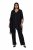 Ulla Popken 855134 Veste à sequins Noir - Vestes - Vestes grande taille pour femme
