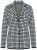 Ulla Popken 855173 Blazer en maille à carreaux Blanc cassé - Blazers - Vestes blazer pour femme, grandes tailles