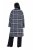 Ulla Popken 855250 Manteau en laine asymétrique à large col Gris chiné - Manteaux - Manteaux grande taille pour femme