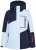 Ulla Popken 855307 Veste de ski HYPRAR à capuche amovible Bleu marine - Vêtements de ski - 