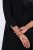 Ulla Popken 855373 Robe en jersey imprimée Noir - Robes en jersey - 