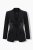 Ulla Popken 855550 Blazer cintré à pierres scintillantes Noir - Blazers - Vestes blazer pour femme, grandes tailles