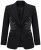 Ulla Popken 855550 Blazer cintré à pierres scintillantes Noir - Blazers - Vestes blazer pour femme, grandes tailles
