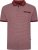  Kam Jeans 5488 Dobby Print Pique Polo Wine - Polos - Polos homme grande taille