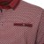  Kam Jeans 5488 Dobby Print Pique Polo Wine - Polos - Polos homme grande taille