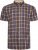Kam Jeans 6282 Casual SS Check Shirt Navy - Chemises - Chemises Grandes Tailles Hommes