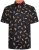 Kam Jeans 6046 Vintage Car Digital Print Shirt Black - Chemises - Chemises Grandes Tailles Hommes