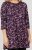 Scandinavian Caramel Flower Petals Tunic Purple - T-shirts - 