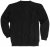 Adamo Athen Crew neck Sweatshirt Black - Sweatshirts & hoodies - Sweatshirts/Hoodies grande taille homme