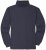 Adamo Fabio Comfort fit Turtleneck Long sleeve T-shirt Charcoal - T-shirts - T-shirts Homme Grande Taille