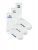 Jack & Jones Power Statements Chaussettes de tennis Blanc lot de 3 - Sous-vêtements & bain - Sous-vêtements Grande Taille
