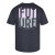 North Latitude T-Shirt With Back Print Noir - TALL T-shirts - T-Shirts Longueur Extra pour Grands Hommes