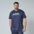 North Latitude Mountain T-Shirt V-Neck Bleu marine - T-shirts - T-shirts Homme Grande Taille