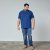 North Latitude Superflex Polo Bleu - TALL polos - Polos coupe TALL pour hommes grands