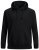 Jack & Jones Basic Hoodie Black - Sweatshirts & hoodies - Sweatshirts/Hoodies grande taille homme