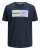 Jack & Jones Joshua T-shirt Navy - T-shirts - T-shirts Homme Grande Taille