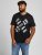 Jack & Jones JCOSTREET TEE Black - T-shirts - T-shirts Homme Grande Taille