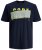 Jack & Jones JCOBOOSTER TEE Navy - T-shirts - T-shirts Homme Grande Taille