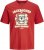 Jack & Jones XMAS Christmas Skull T-Shirt Red - T-shirts - T-shirts Homme Grande Taille