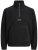 Jack & Jones Soho Half Zip Fleece Sweatshirt Black - Sweatshirts & hoodies - Sweatshirts/Hoodies grande taille homme