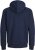 Jack & Jones BRADLEY Zip Hoodie Navy Blazer - Sweatshirts & hoodies - Sweatshirts/Hoodies grande taille homme