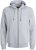 Jack & Jones BRADLEY Zip Hoodie Light Grey Melange - Sweatshirts & hoodies - Sweatshirts/Hoodies grande taille homme