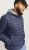 Jack & Jones SPRINT True Red Stitches Quilted Collar Jacket Navy Blazer - Vestes - Vestes homme grandes tailles