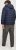 Jack & Jones SPRINT Red Stitches Quilted Hooded Jacket Navy Blazer - Vestes - Vestes homme grandes tailles