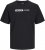 Jack & Jones CORP Logo Play 5 T-Shirt Black - T-shirts - T-shirts Homme Grande Taille