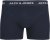 Jack & Jones JACCAMOFLAGE Trunks 3-Pack Navy Blazer - Sous-vêtements & bain - Sous-vêtements Grande Taille
