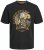 Jack & Jones JJSKULL ROCK T-Shirt Black - T-shirts - T-shirts Homme Grande Taille