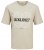 Jack & Jones JJPAISLEY T-Shirt Moonbeam - T-shirts - T-shirts Homme Grande Taille