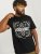 Jack & Jones JJPAISLEY T-Shirt Black - T-shirts - T-shirts Homme Grande Taille