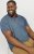 Jack & Jones PAULOS Short Sleeve Polo Denim Blue/PS - Polos - Polos homme grande taille