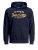 Jack & Jones Elogo Sweat Hood Navy Blazer - Sweatshirts & hoodies - Sweatshirts/Hoodies grande taille homme