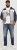 Jack & Jones RUSH White/Grey Blocking Bomber Jacket with Hood Navy Blazer - Vestes - Vestes homme grandes tailles