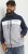 Jack & Jones RUSH White/Grey Blocking Bomber Jacket with Hood Navy Blazer - Vestes - Vestes homme grandes tailles