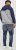 Jack & Jones RUSH White/Grey Blocking Bomber Jacket with Hood Navy Blazer - Vestes - Vestes homme grandes tailles