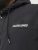 Jack & Jones RUSH SOLID Bomber Jacket with Hood Black - Vestes - Vestes homme grandes tailles